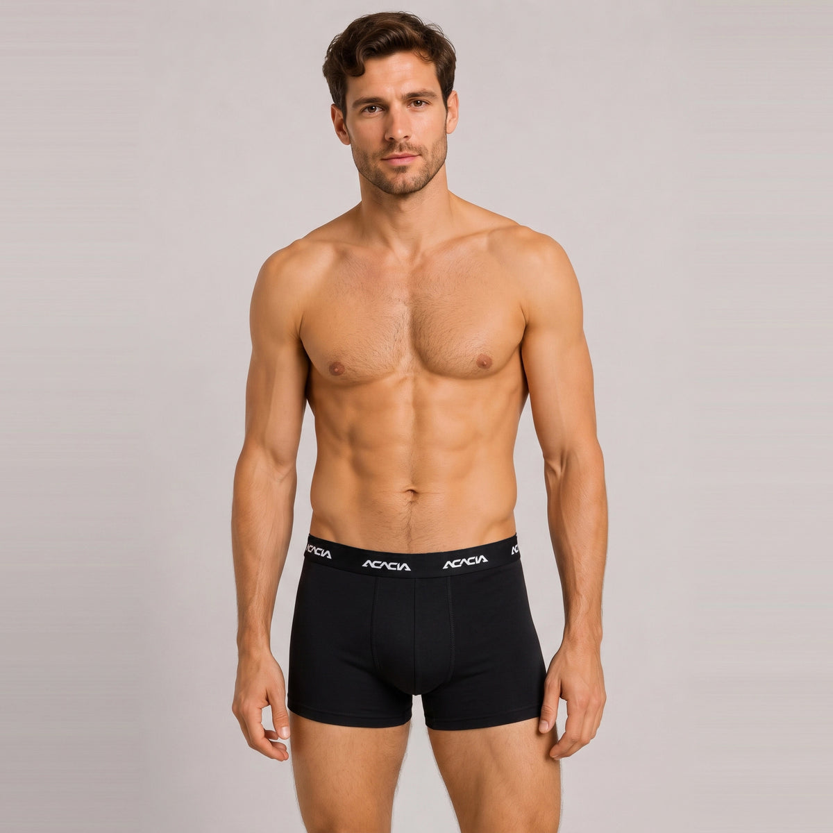 Acacia Men’s Cotton-Lycra Trunks – 6-Pack, Random Colors