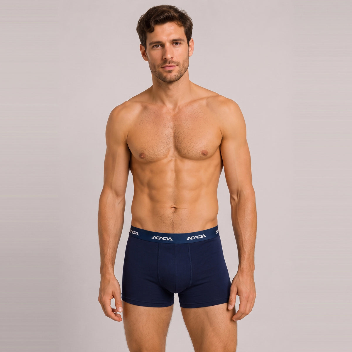 Acacia Men’s Cotton-Lycra Trunks – 6-Pack, Random Colors