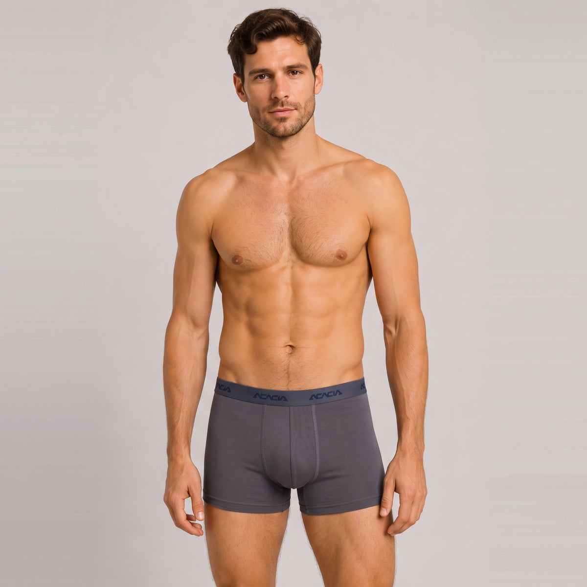 Acacia Men’s Cotton-Lycra Trunks – 6-Pack, Random Colors
