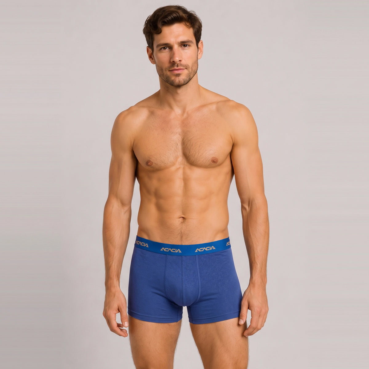 Acacia Men’s Cotton-Lycra Trunks – 6-Pack, Random Colors